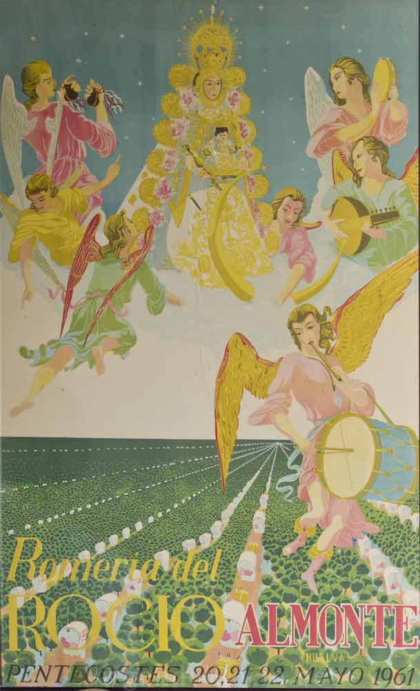 Romería de Nuestra Señora del Rocío 1961 El Rocío